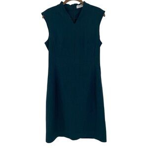 MM Lafleur Womens Aditi Green Sheath Dress Size 6